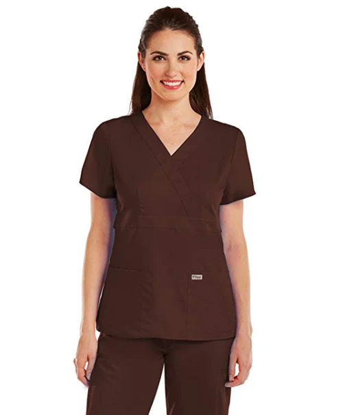 Grey's Anatomy Women's Scrub Top Truffle