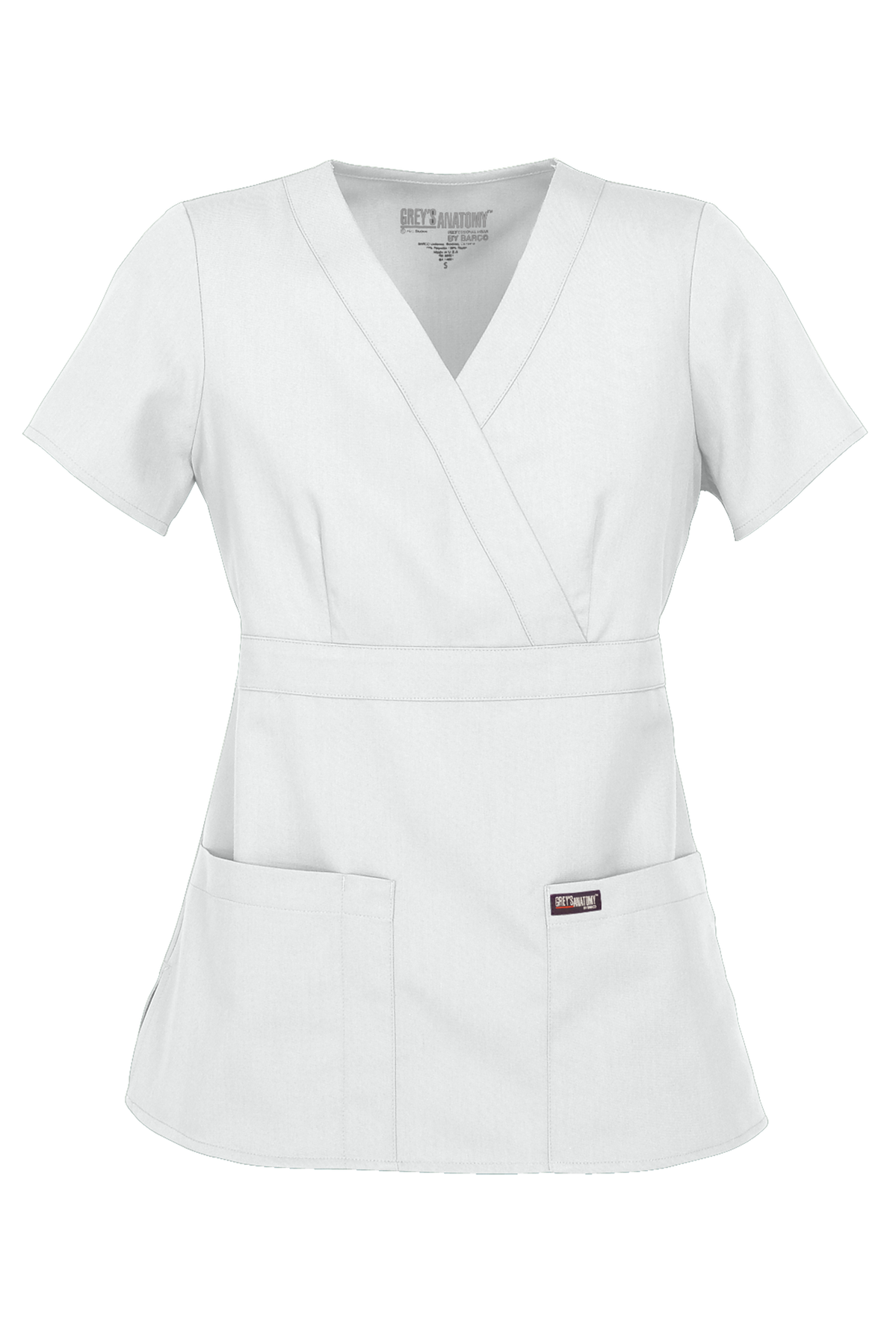 Grey's Anatomy Women's Scrub Top White