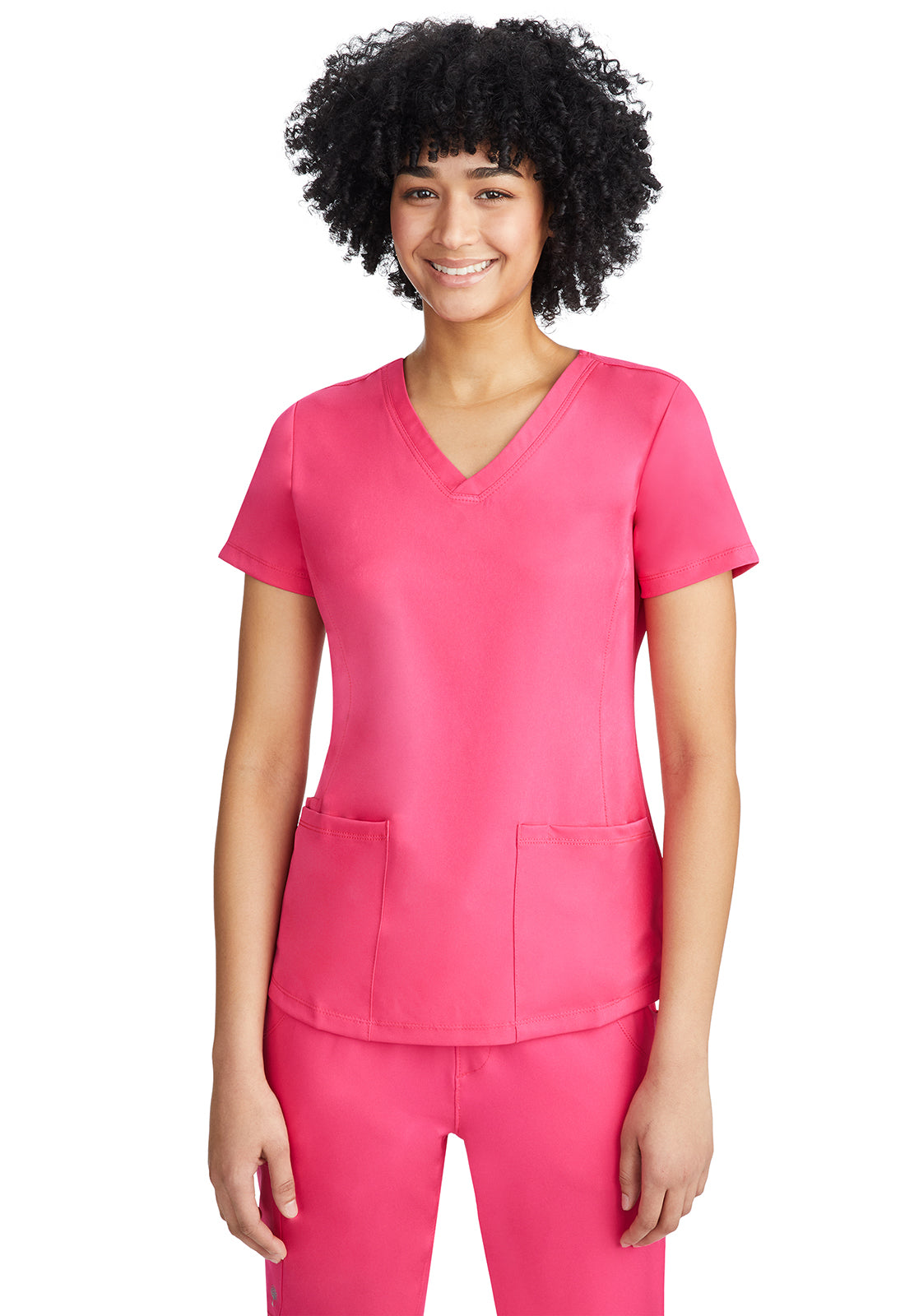 HH Works Scrub Top Carnation Pink