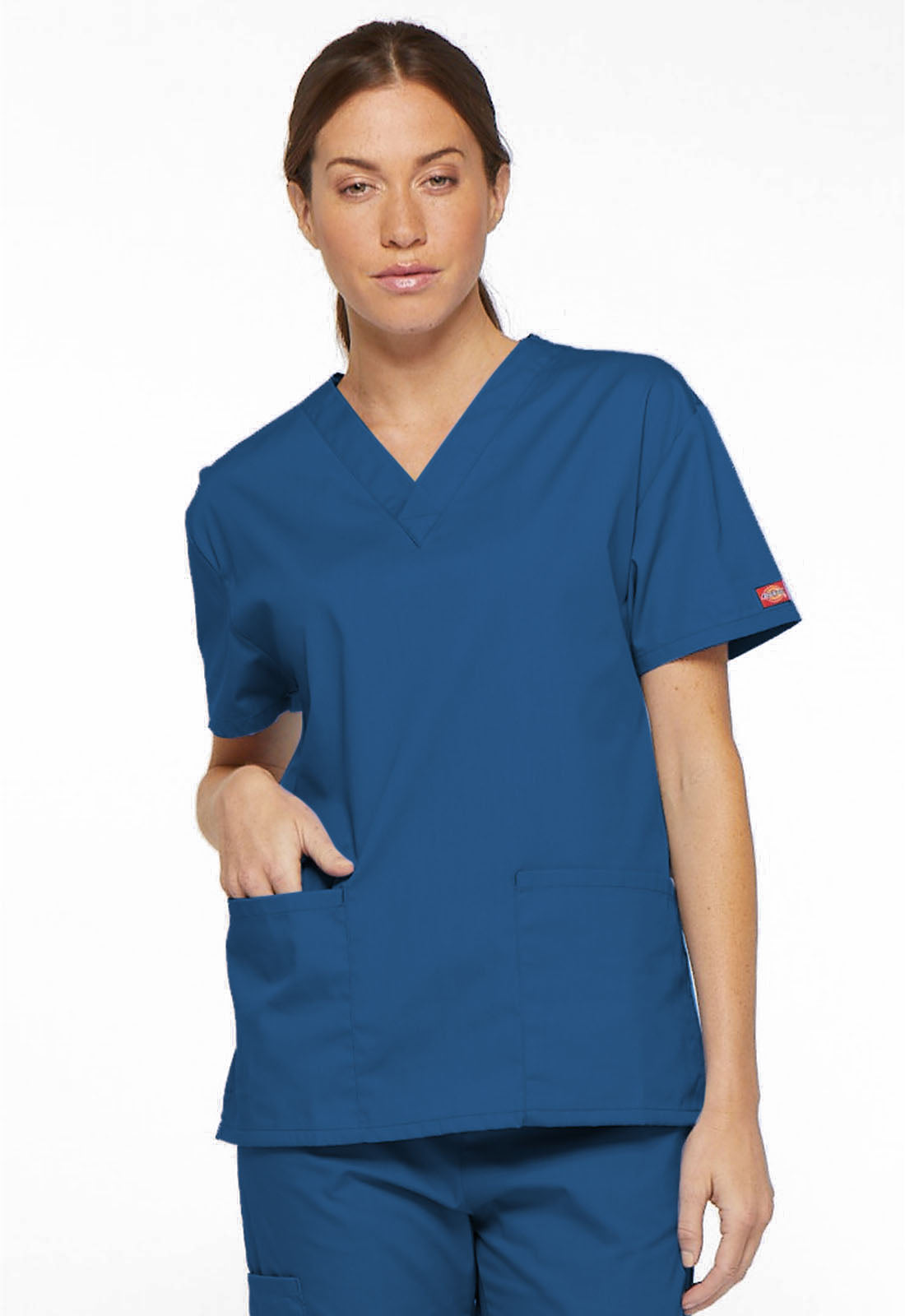 Dickies Scrub Top Royal