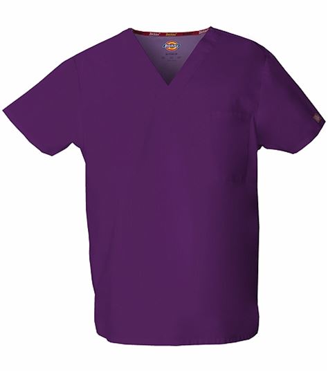 Dickies Unisex Scrub Top Eggplant