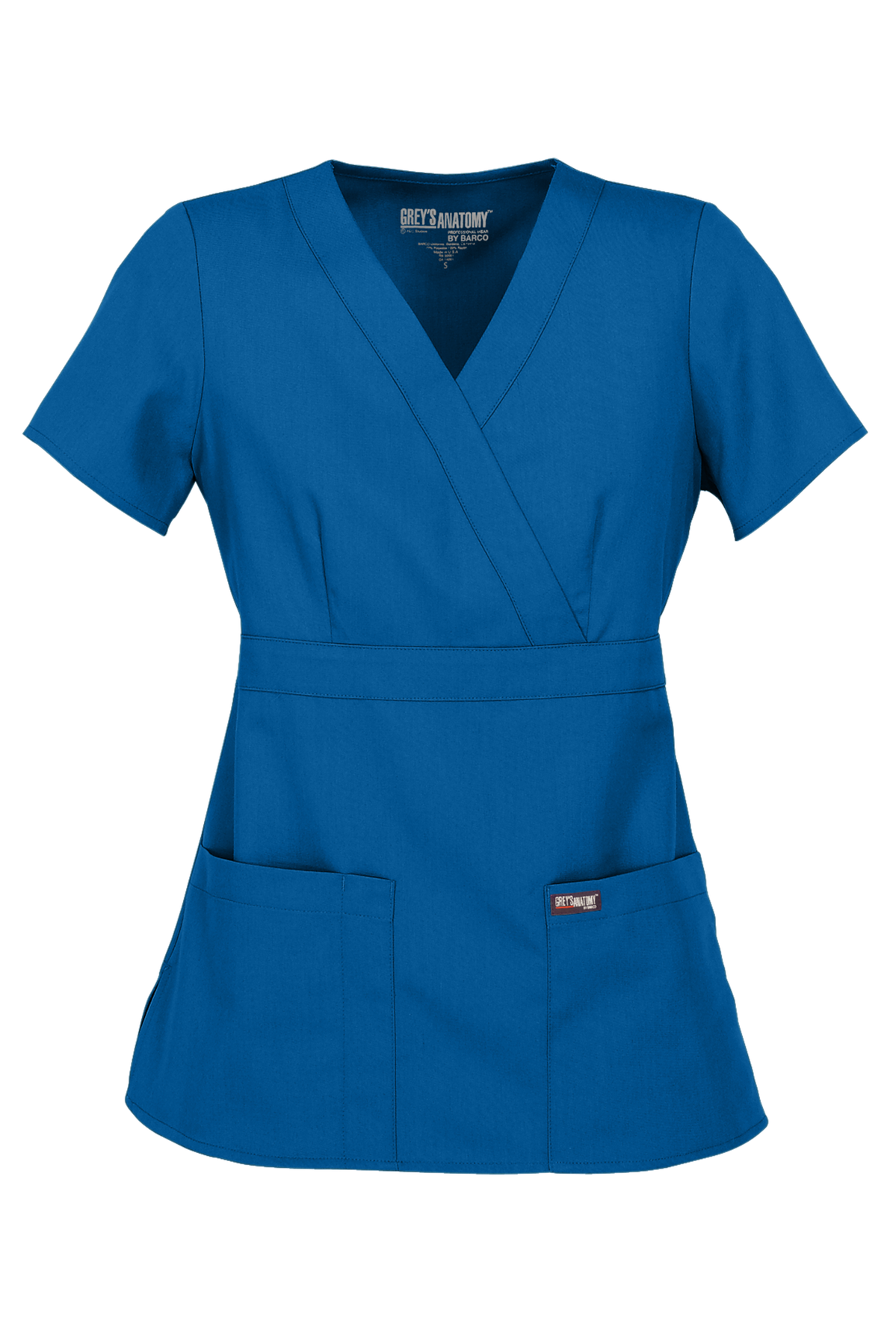 Grey's Anatomy Women's Scrub Top Royal