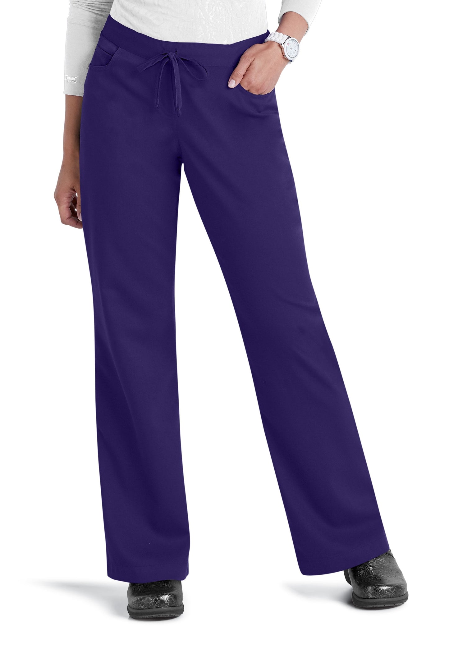 Grey's Anatomy Women's Scrub Bottom Purple Rain