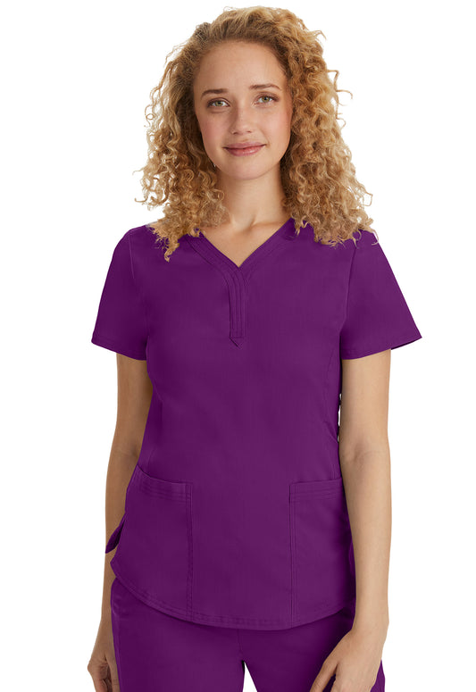Healing Hands Purple Label Jane Top Eggplant