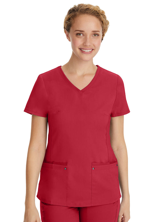 Healing Hands Purple Label Yoga Juliet Top Red