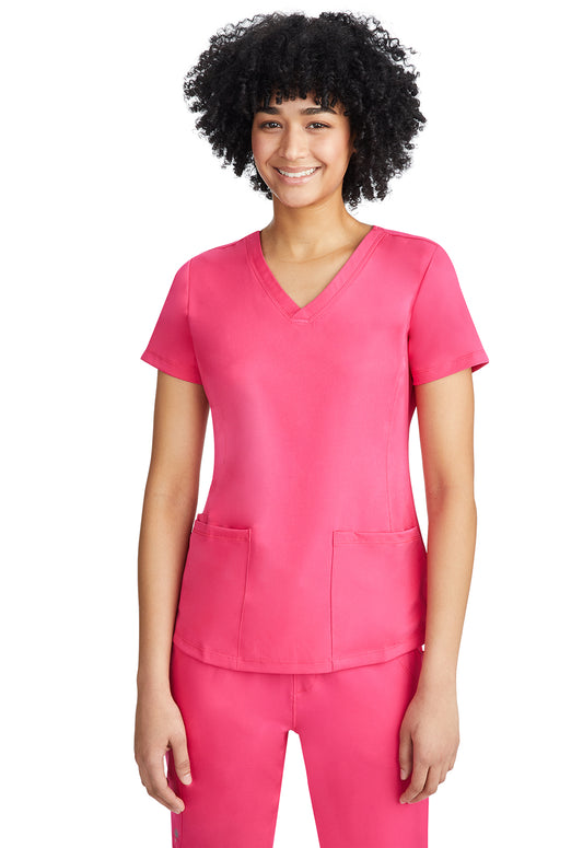 HH Works Scrub Top Carnation Pink