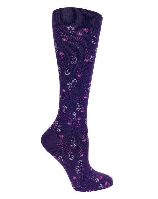 Premium 12 Inch Compression Socks - Purple