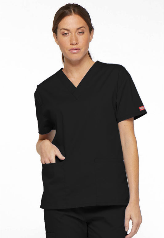 Dickies Scrub Top Black