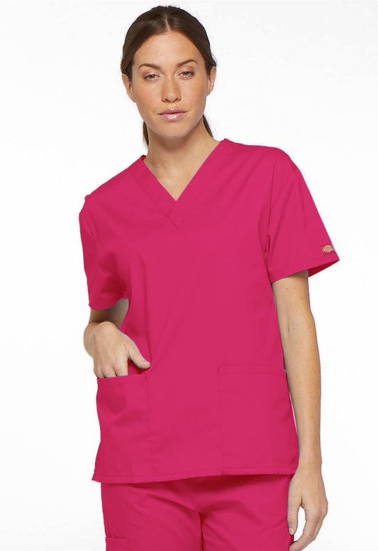 Dickies Scrub Top Hot Pink