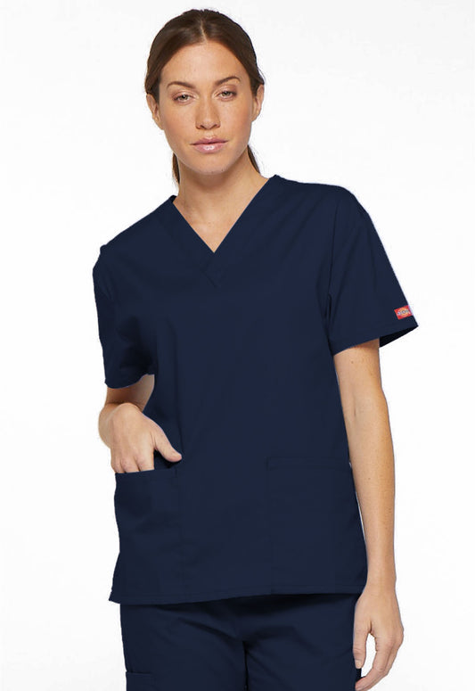 Dickies Scrub Top Navy